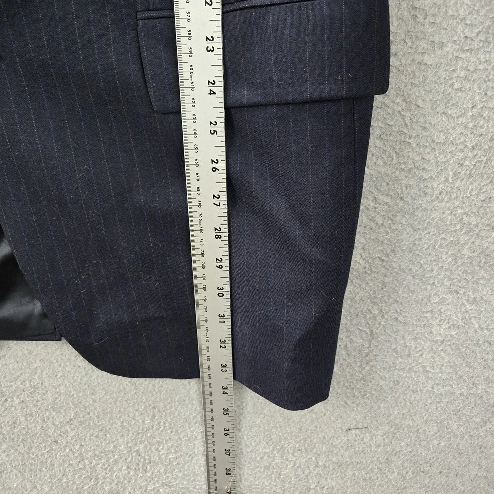 VINTAGE Chaps Ralph Lauren Men Blazer 44T Navy Wool Suit‎ Jacket